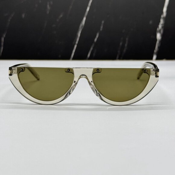 NEW SAINT LAURENT SL563 003 GREEN WOMEN SUNGLASSES SAINT LAURENT SL563 003 - Picture 3 of 13
